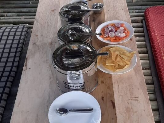 The keramtaar farmstay dining