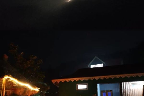 Langurdang Farmstay best Homestays night abmience in Bijanbari Darjeeling
